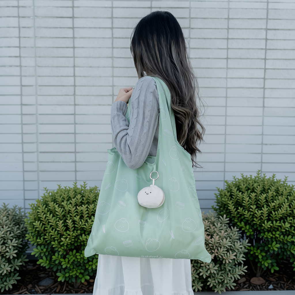 Bao Bag Charm with Tote Bag